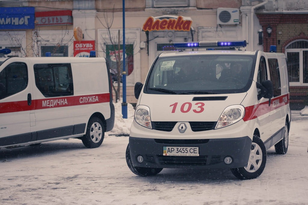Новые кареты скорой помощи в Бердянске