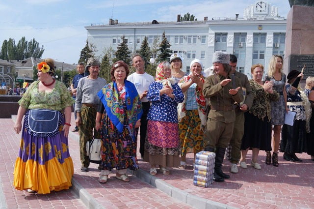 Площадь Первого Бердянского совета - открытие