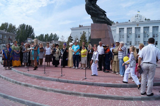 Площадь Первого Бердянского совета - открытие