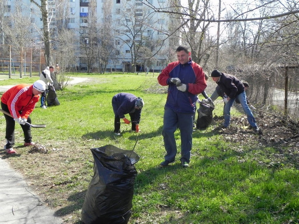 субботник в Бердянске