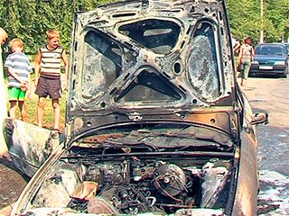 Сгорел авто