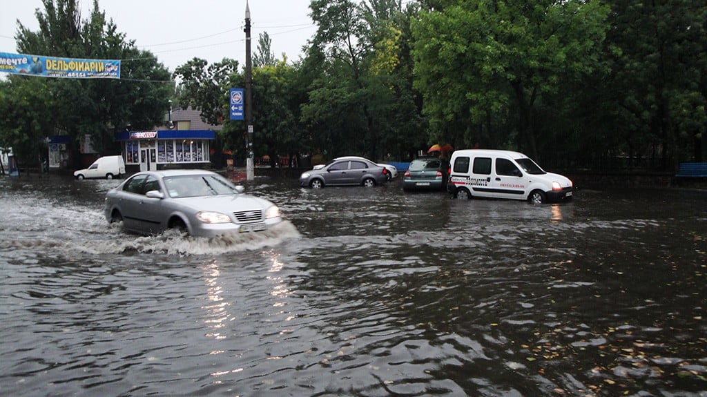 непогода в Бердянске 7 августа 2013 года