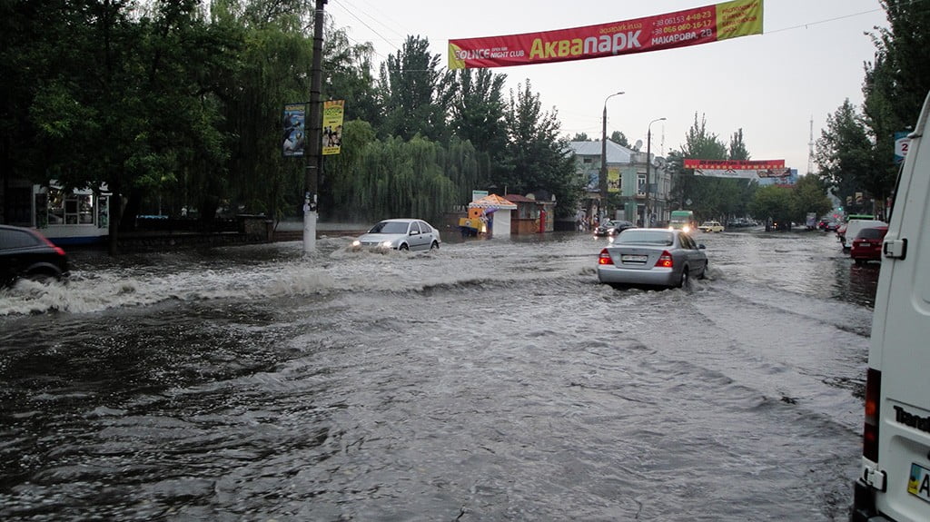 непогода в Бердянске 7 августа 2013 года