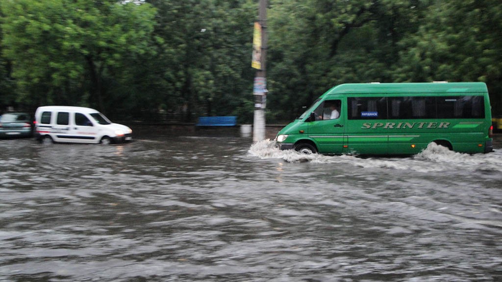 непогода в Бердянске 7 августа 2013 года