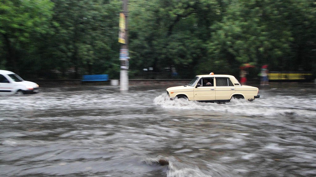 непогода в Бердянске 7 августа 2013 года