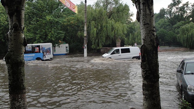непогода в Бердянске 7 августа 2013 года