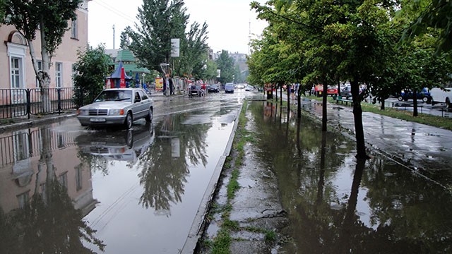 непогода в Бердянске 7 августа 2013 года