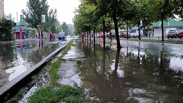 непогода в Бердянске 7 августа 2013 года