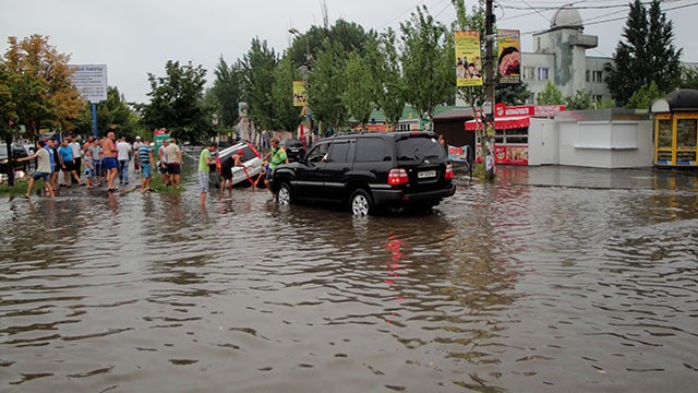 непогода в Бердянске 7 августа 2013 года