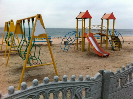 Детский пляж в Бердянске