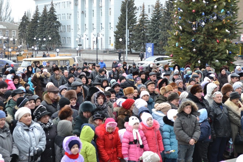 Архиерейская елка в Бердянске 2013