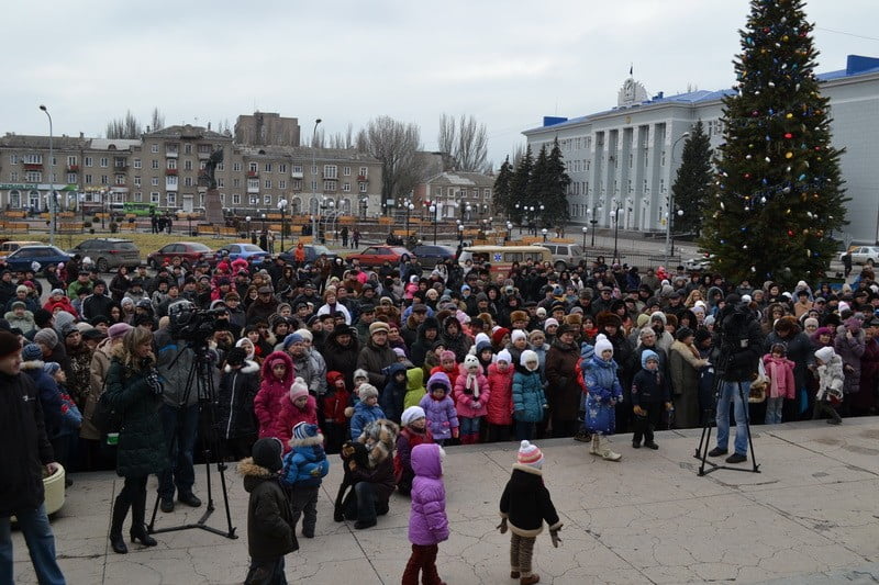 Архиерейская елка в Бердянске 2013