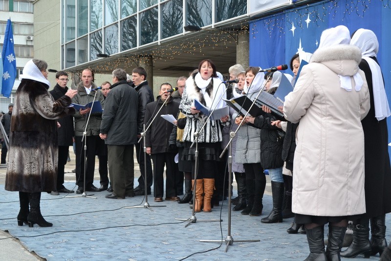 Архиерейская елка в Бердянске 2013