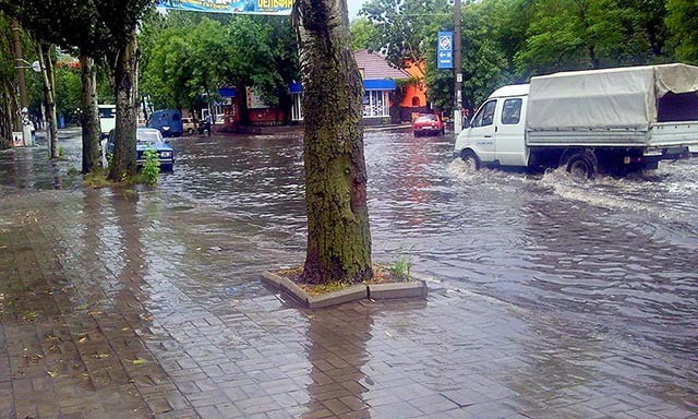 потоп в парке Шмидта