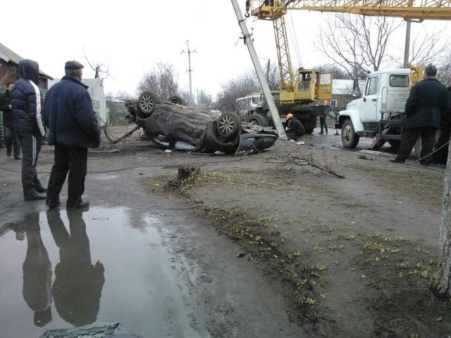 ДТП по ул. Калинина в Бердянске