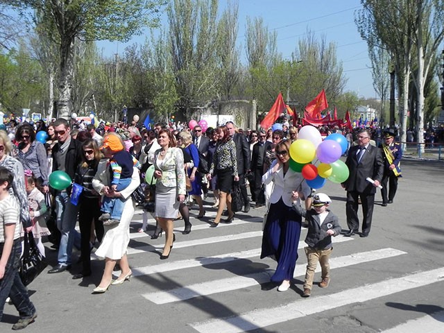 Первое мая в Бердянске парад 2013