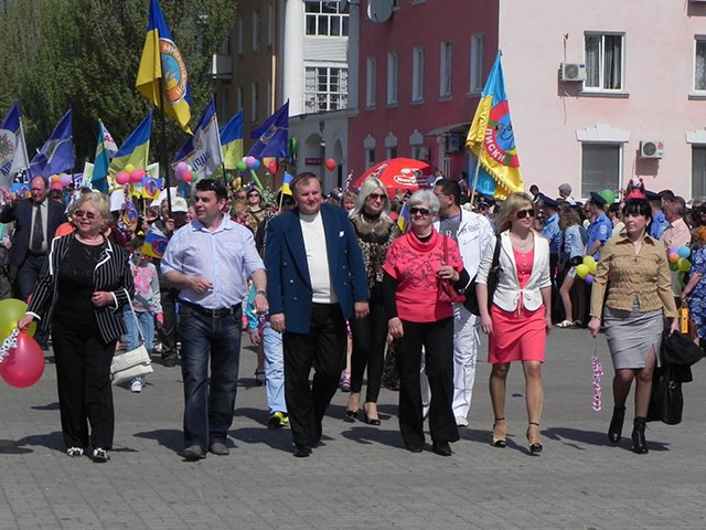 Первое мая в Бердянске парад 2013