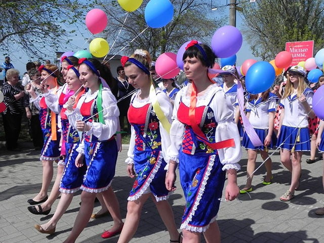 Первое мая в Бердянске парад 2013