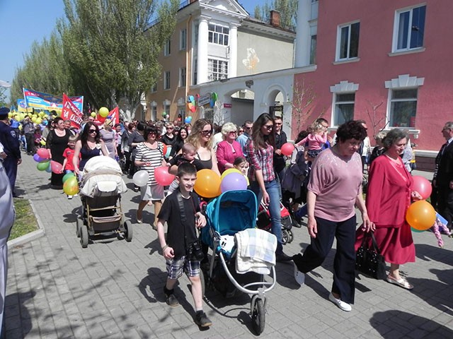 Первое мая в Бердянске парад 2013