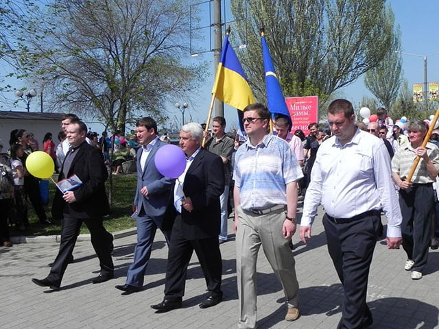 Первое мая в Бердянске парад 2013