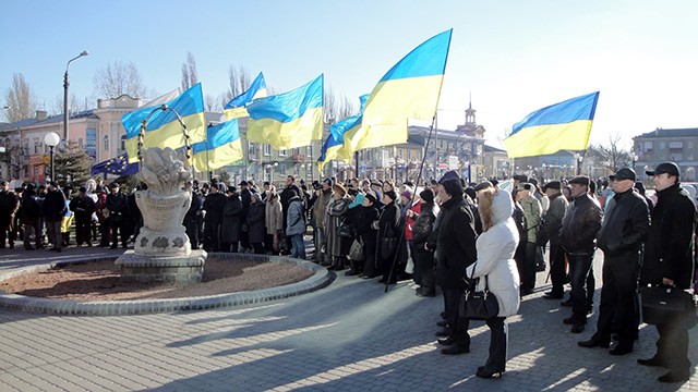 Евромайдан в Бердянске