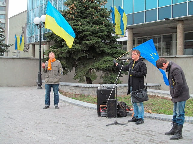 Митинг в Бердянске