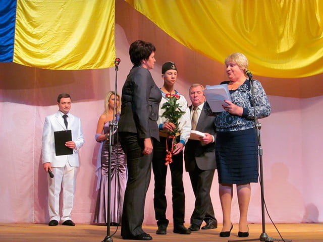 День учителя в Бердянске 2013