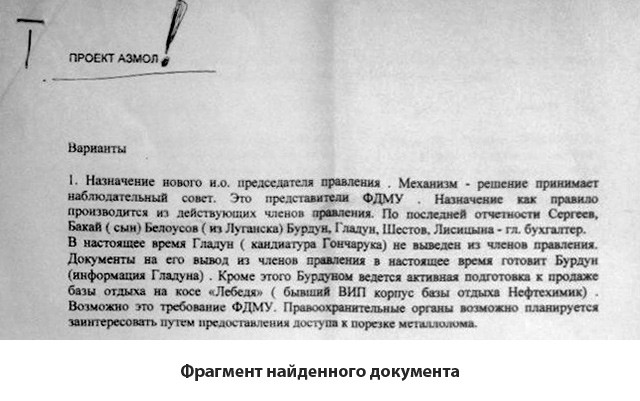 Документ Проект АЗМОЛ