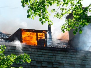 Пожар по ул Чубаря