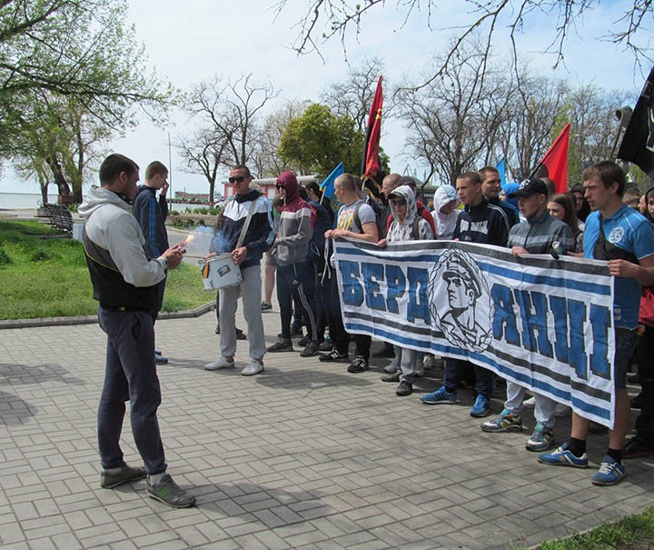 автомайдан в Бердянске 2014