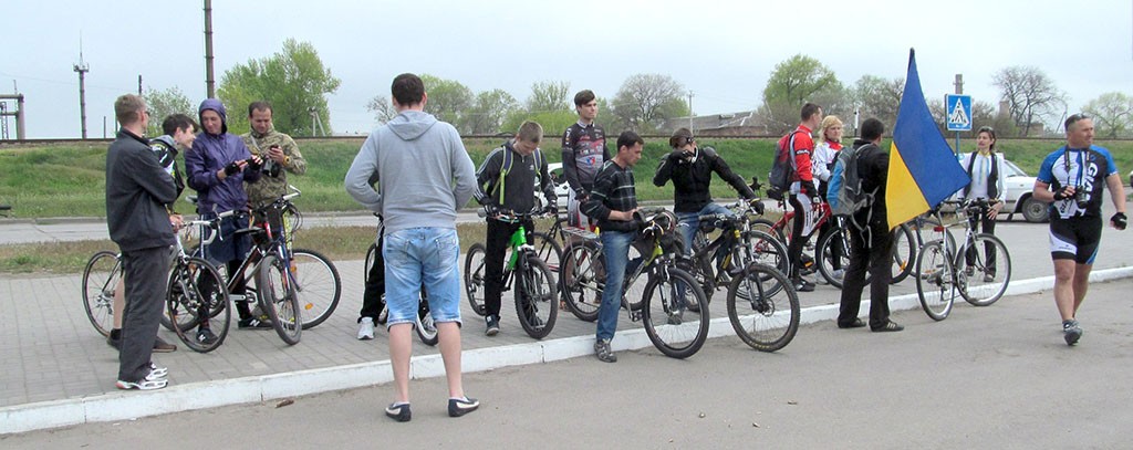 Авто-вело майдан в Бердянске на первомай