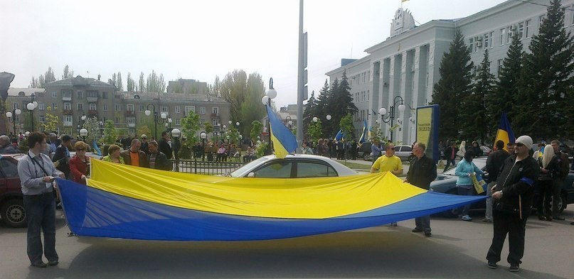 Авто-вело майдан в Бердянске на первомай