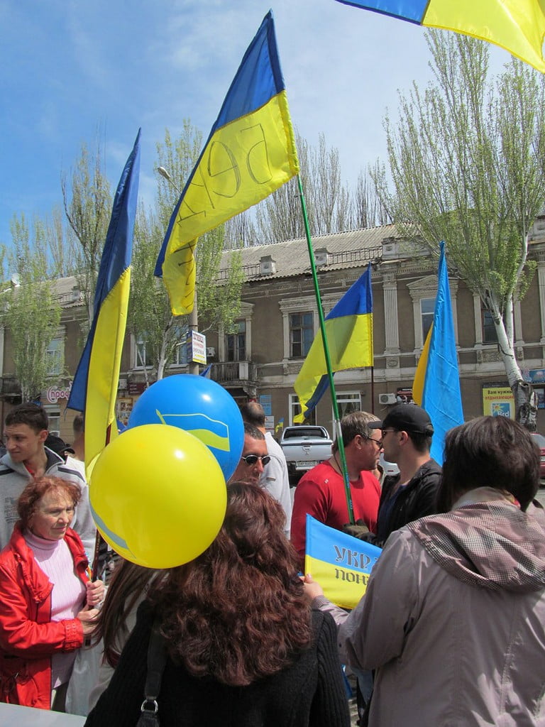 Авто-вело майдан в Бердянске на первомай