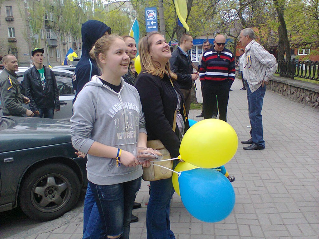 Авто-вело майдан в Бердянске на первомай