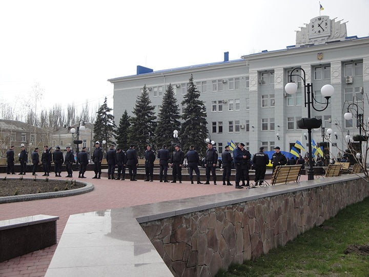 Митинг в Бердянсе