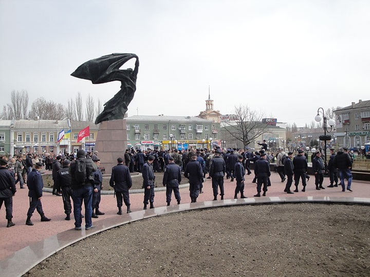 Митинг в Бердянсе