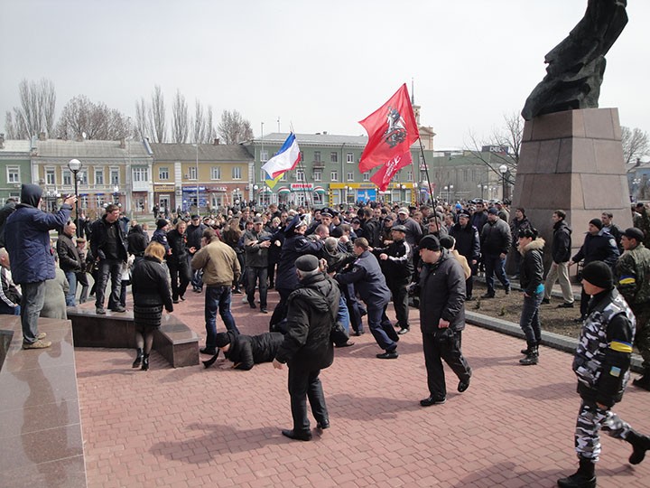 Митинг в Бердянсе