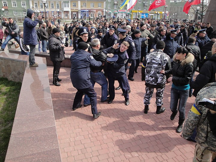 Митинг в Бердянсе