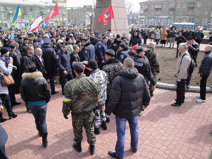 Митинг в Бердянсе