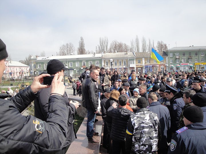 Митинг в Бердянсе