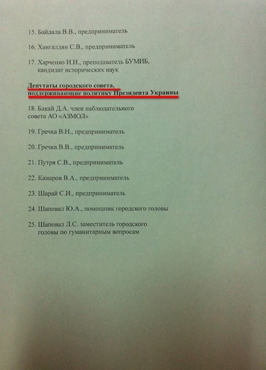 Письмо в ПР