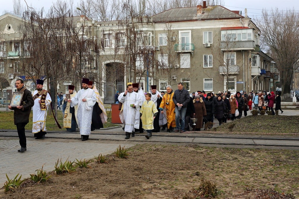 Крещение в Бердянске 2014