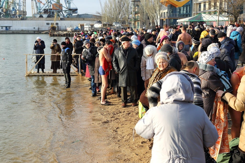 Крещение в Бердянске 2014