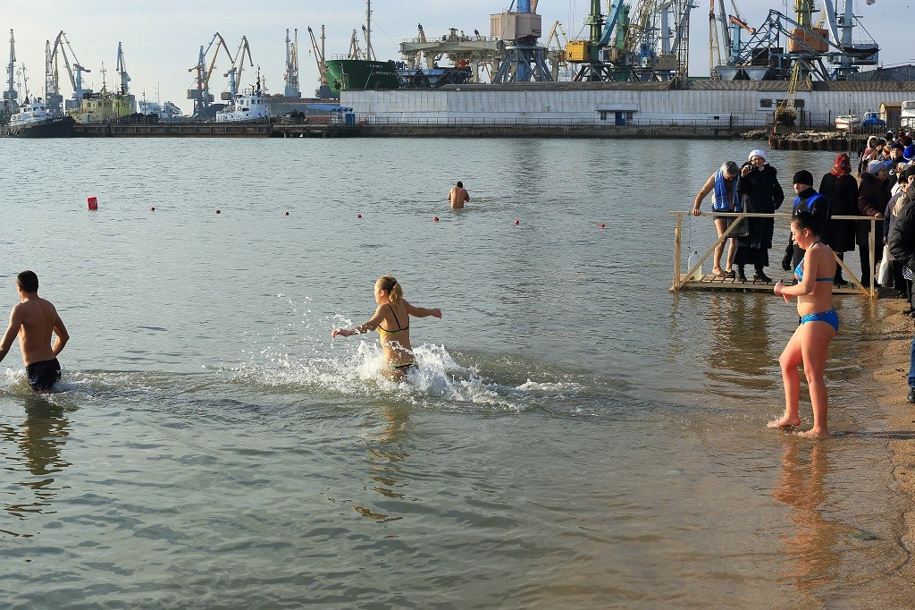 Крещение в Бердянске 2014