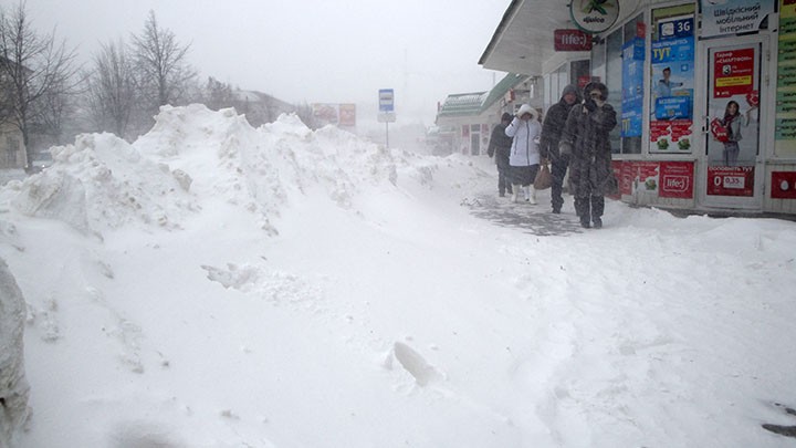 Зима в Бердянске