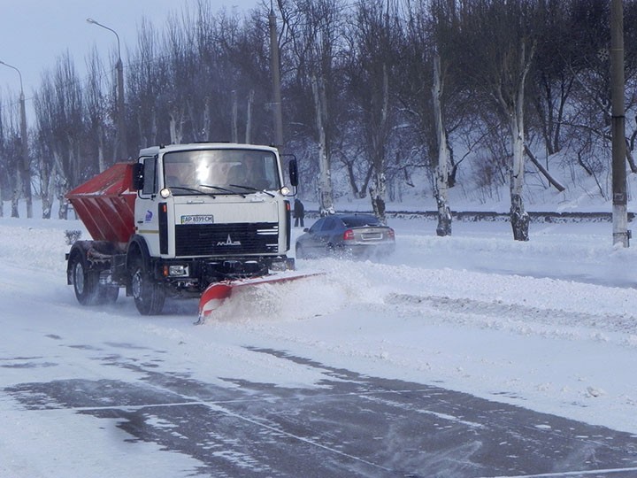 Снежные заносы на косе