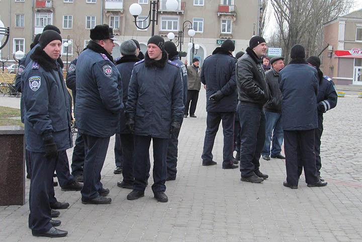митинг в Бердянске за мир 2014