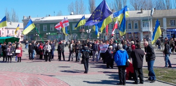 митинг в Бердянске 23/03/14