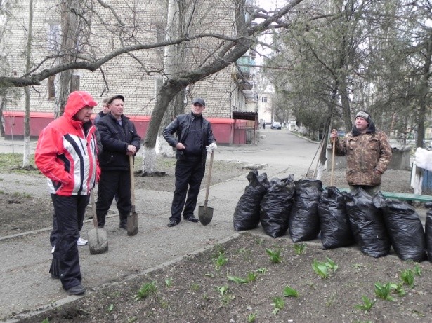 субботник в Бердянске 29/03/14