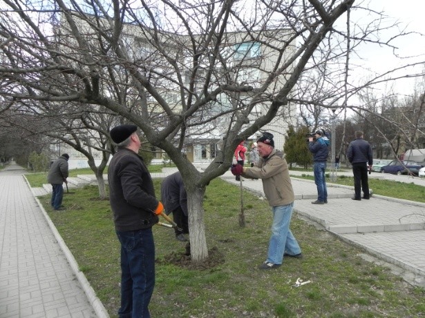 субботник в Бердянске 29/03/14